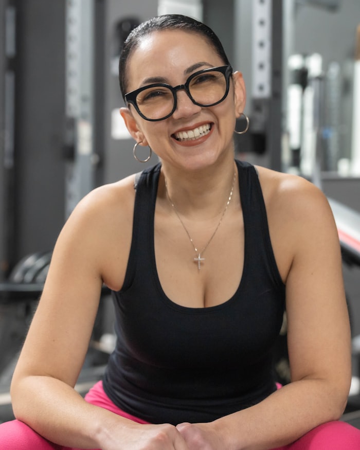 Priya, member, in the studio